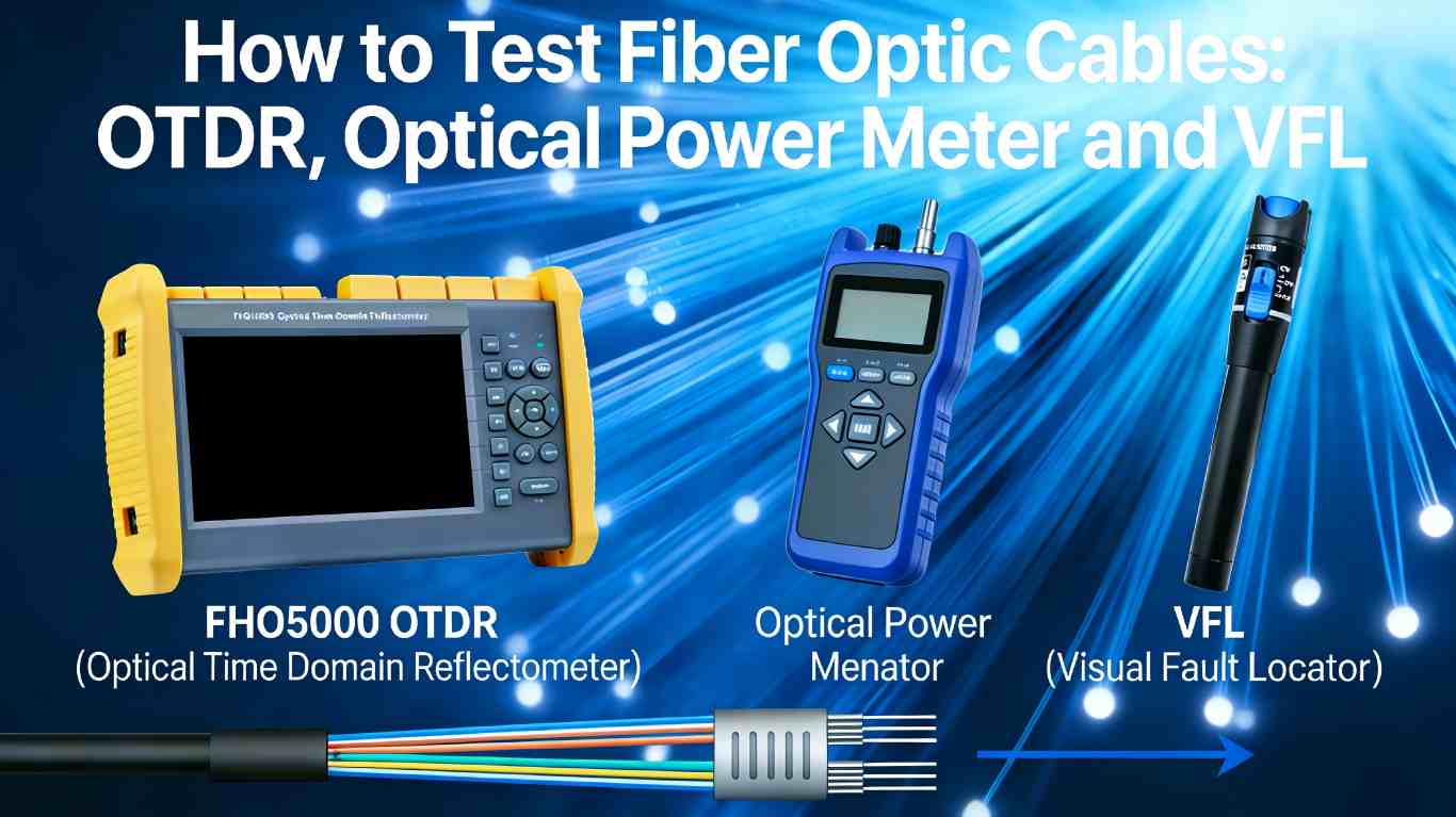 So testen Sie Glasfaserkabel: OTDR, optisches Leistungsmessgerät und VFL